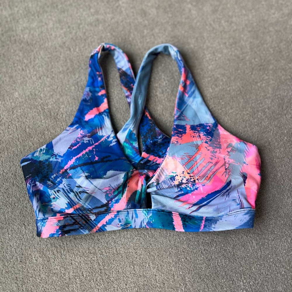 Fabletics Tie Dye Sports Bra - XS